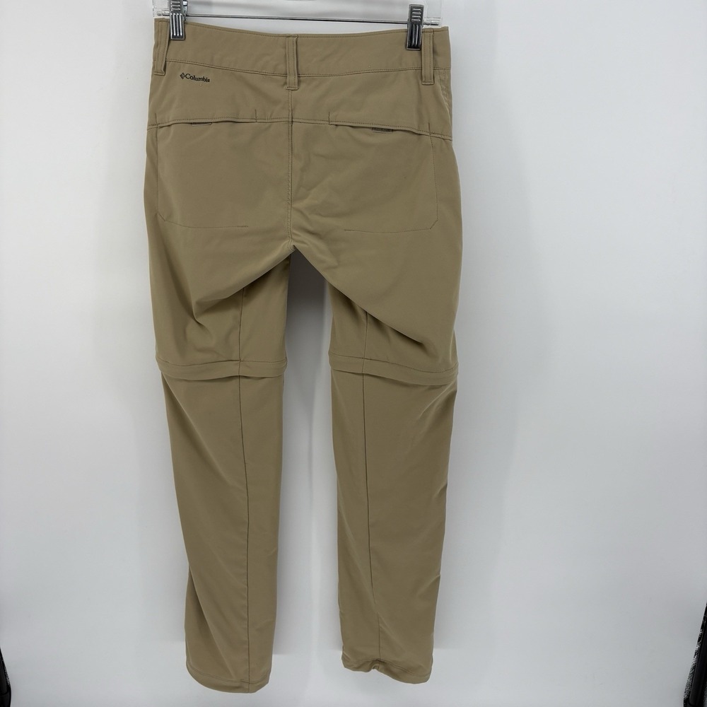 Columbia Omni-Shield Convertible Pants Beige Utility Tech Stretch Women 2 - Picture 7 of 10